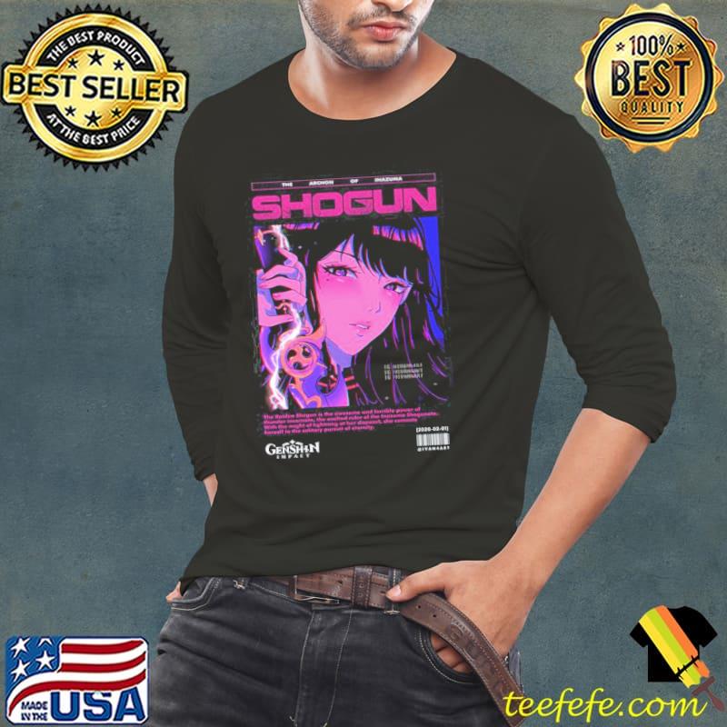 The archon of inazuma raiden shogun genshin impact anime art classic s Long Sleeve Tee The archon of inazuma raiden shogun genshin impact anime art classic s Long Sleeve Tee