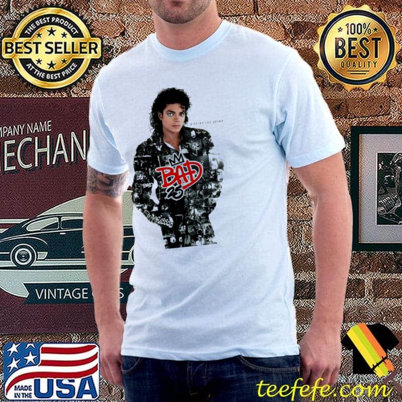 The bad king michael jackson pop music shirt