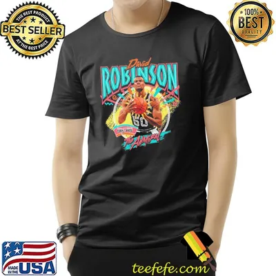 The basketball admiral david robinson shirt
