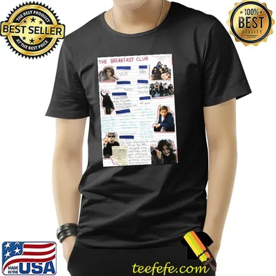 The breakfast club note trending shirt