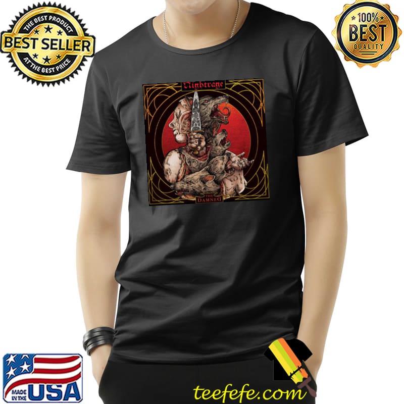 The damned wolf and sword trending shirt