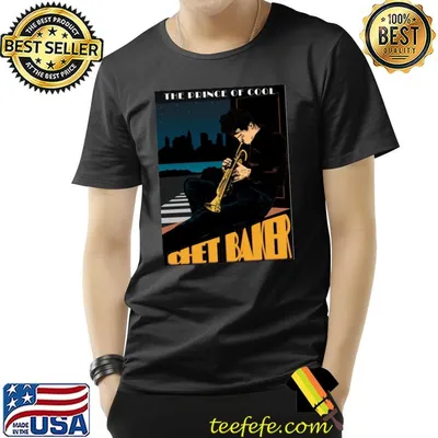 The prince of cool chet baker jazz shirt