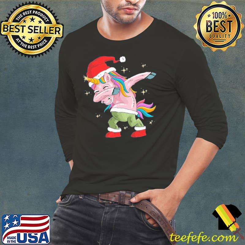 The santa horse unicorn dabbing through the snow classic s Long Sleeve Tee The santa horse unicorn dabbing through the snow classic s Long Sleeve Tee