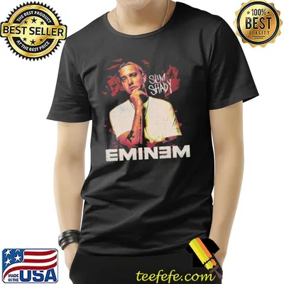 The slim shady design eminem the legend rap shirt