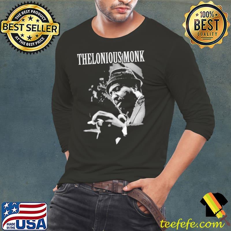 Thelonious monk playing piano jazz classic s Long Sleeve Tee Thelonious monk playing piano jazz classic s Long Sleeve Tee