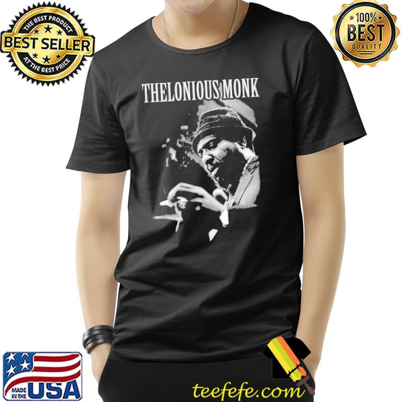 Thelonious monk playing piano jazz classic shirt