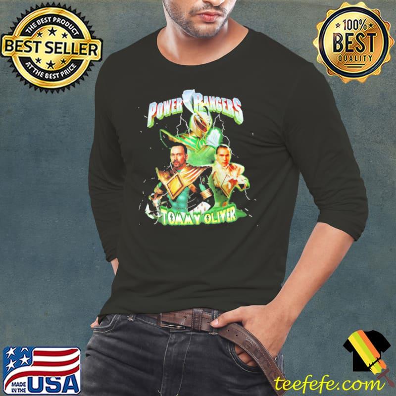 Tommy oliver jason david Frank retro art s Long Sleeve Tee Tommy oliver jason david Frank retro art s Long Sleeve Tee