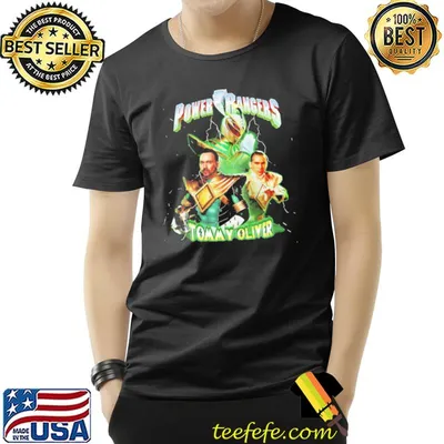 Tommy oliver jason david Frank retro art shirt