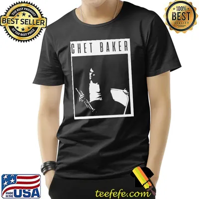 Tribute to chet baker black and white design classic shirt