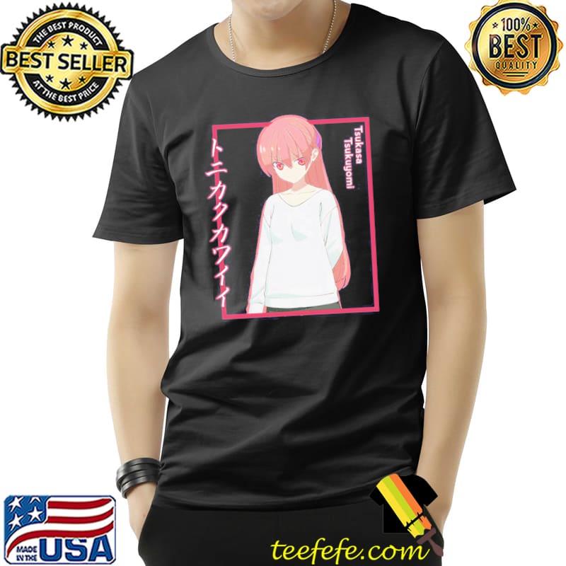 Tsukasa Tsukuyomiyuzaki With Shadow Colored Text Tonikaku Kawaii Unisex T-Shirt