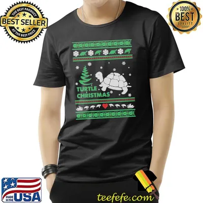 Turtle knit christmas trending shirt