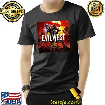 Video game evil west graphic classic shirt