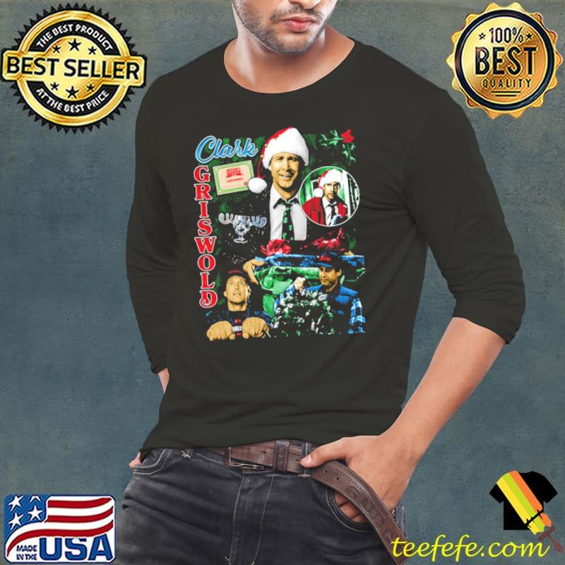 Vintage clark griswold wearing santa hat s Long Sleeve Tee Vintage clark griswold wearing santa hat s Long Sleeve Tee