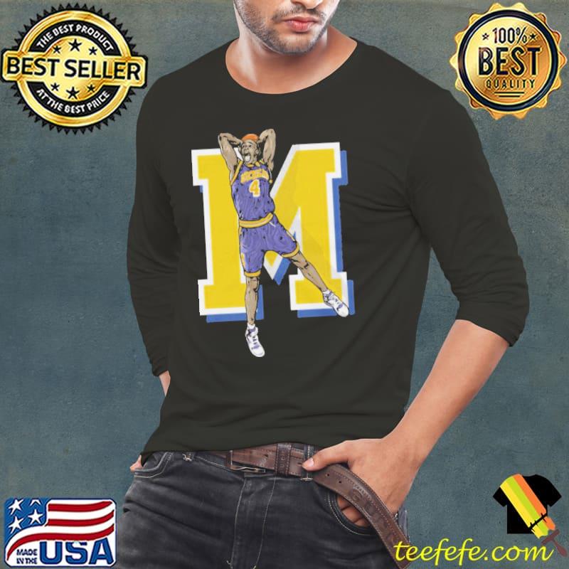 Vintage Michigan basketball fab 5 chris webber classic s Long Sleeve Tee Vintage Michigan basketball fab 5 chris webber classic s Long Sleeve Tee