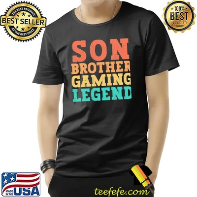 Vintage son brother gaming legend classic shirt