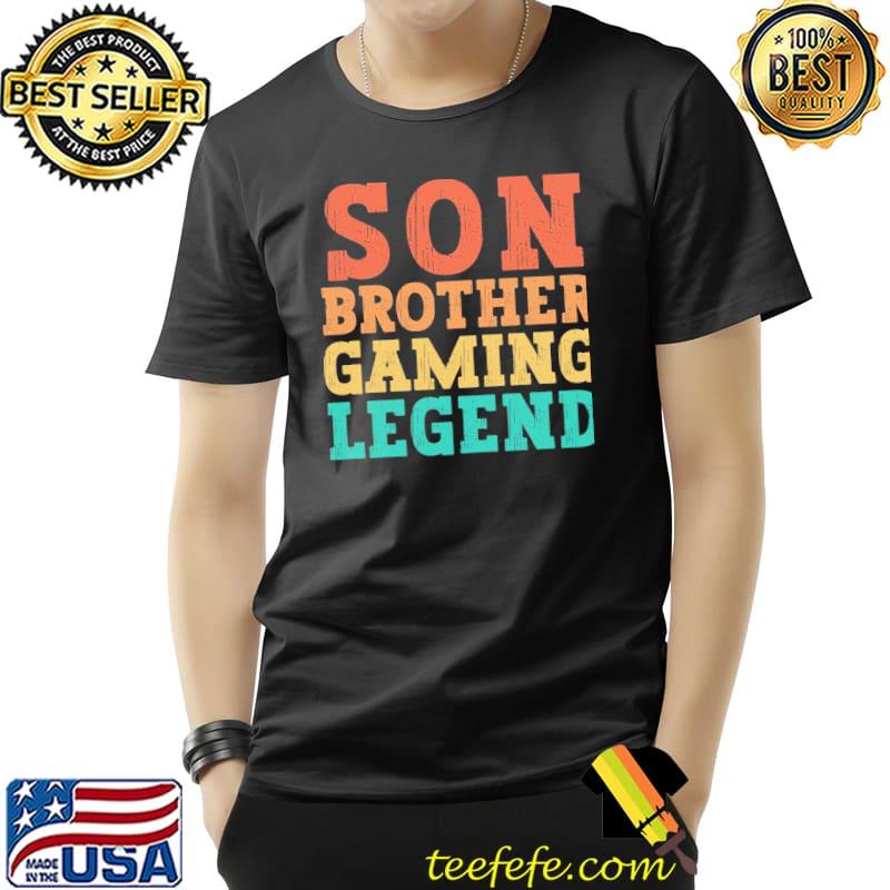 Vintage son brother gaming legend classic shirt