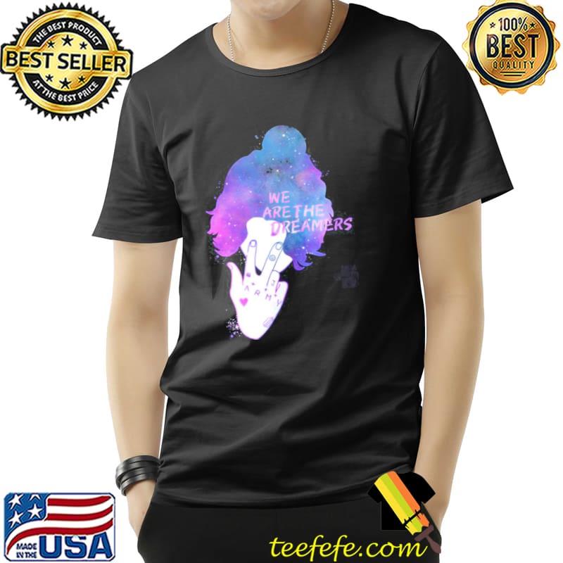 We are the dreamers bts jung kook galaxy art classic shirt