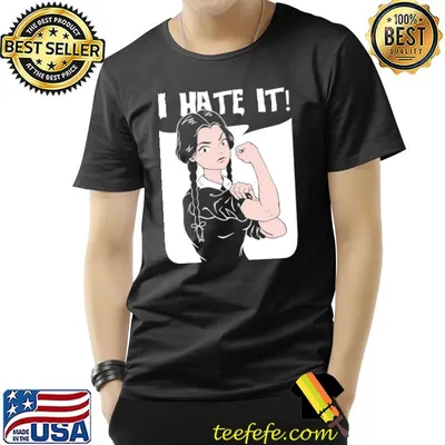 Wednesday addams I hate it classic shirt