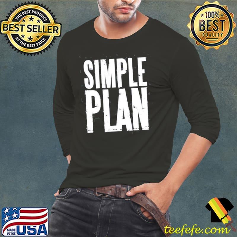 White simple plan logo trending classics Long Sleeve Tee White simple plan logo trending classics Long Sleeve Tee