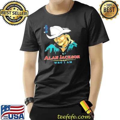 Who I am single vintage 90s 1994 alan jackson classicv shirt