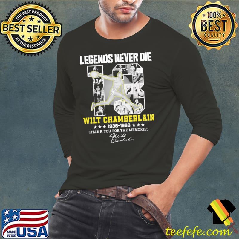 Wilt chamberlain basketball legend signature vintage retro 80s 90s classic s Long Sleeve Tee Wilt chamberlain basketball legend signature vintage retro 80s 90s classic s Long Sleeve Tee