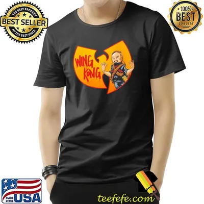 Wing kong rules funny wu tang logo shirt