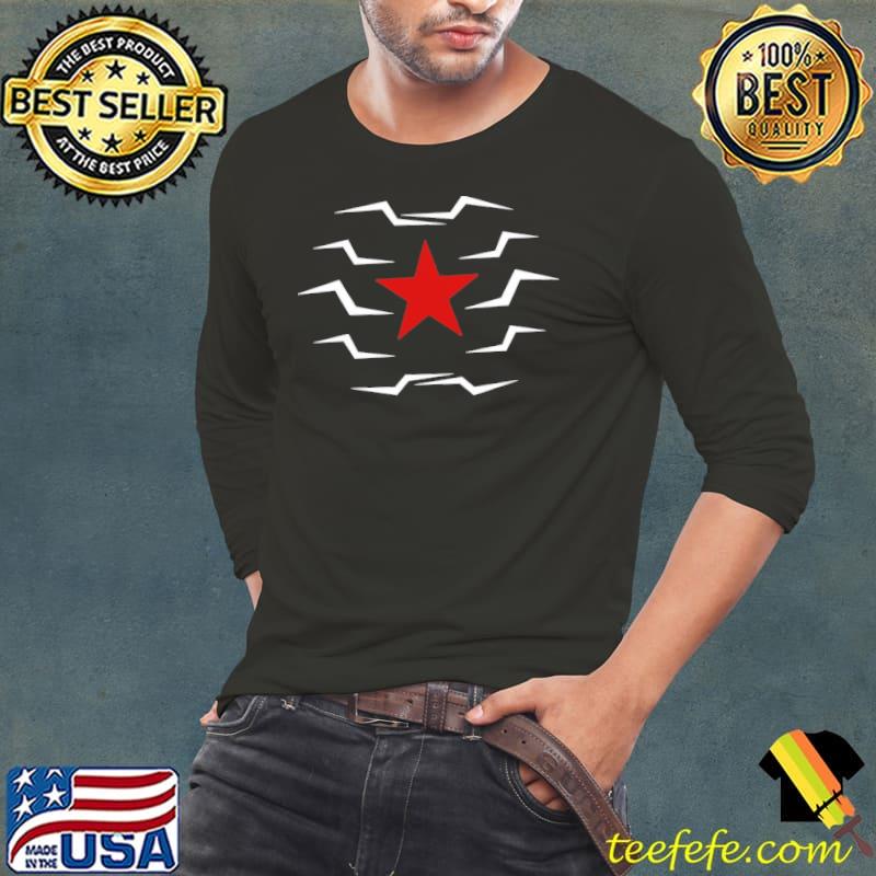 Winter soldier simbol deisgn bucky barnes s Long Sleeve Tee Winter soldier simbol deisgn bucky barnes s Long Sleeve Tee