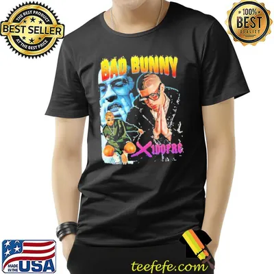 X100pre bad bunny the icon design shirt