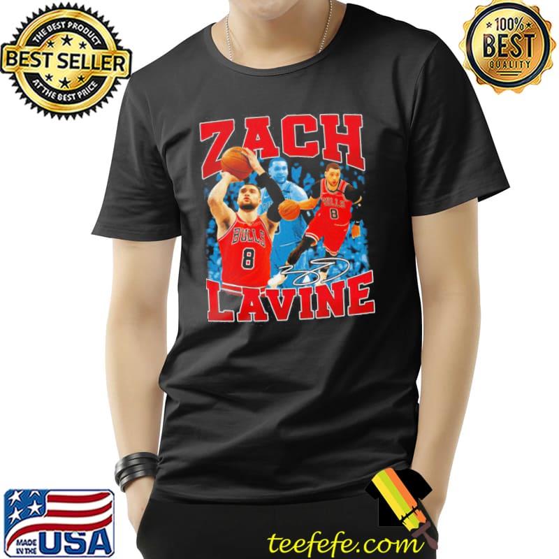 Zach lavine 100 basketball 90s design classic shirt