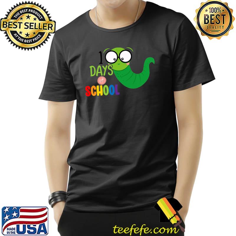 100 days of school kindergarten 100th day of school worm T-Shirt Unisex 100 days of school kindergarten 100th day of school worm T-Shirt Unisex