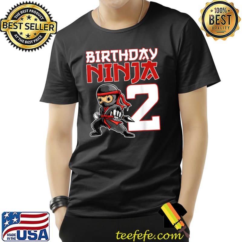 2nd Birthday Ninja I'm 2 Two Years Old Bday Party Best T-Shirt Unisex 2nd Birthday Ninja I'm 2 Two Years Old Bday Party Best T-Shirt Unisex
