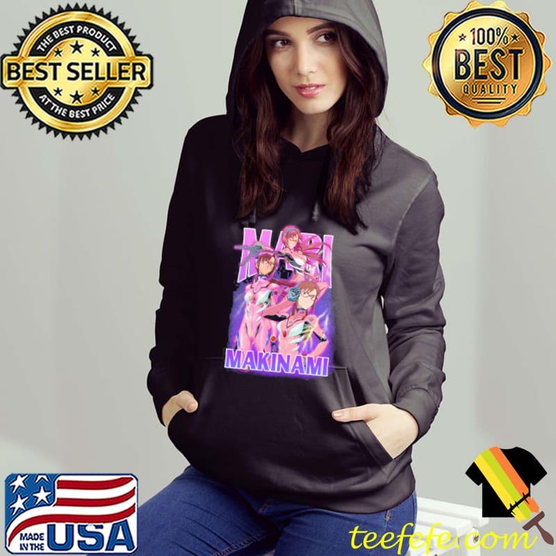 90s marI makinamI evangelion vintage bootleg anime s Hoodie 90s marI makinamI evangelion vintage bootleg anime s Hoodie