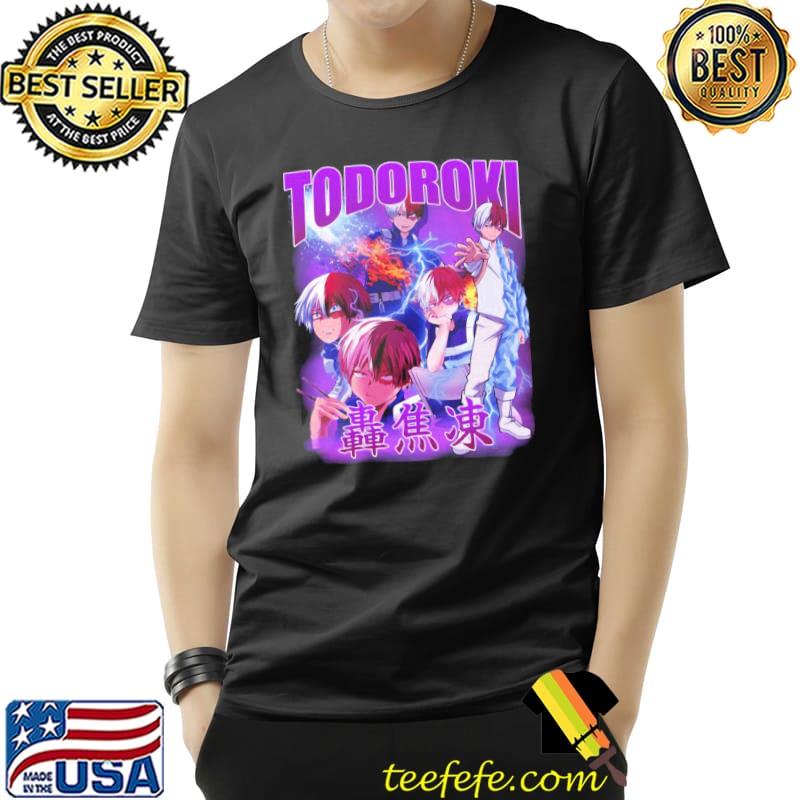90s vintage bootleg shoto todorokI boku my hero academia bnha anime kacchan shirt