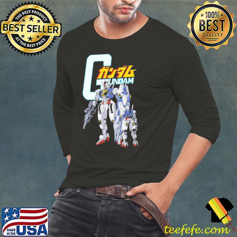 Action anime TV series mobile suit gundam fingure shirt