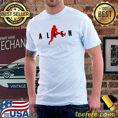 Air allen red and black art vintage retro Football trending shirt