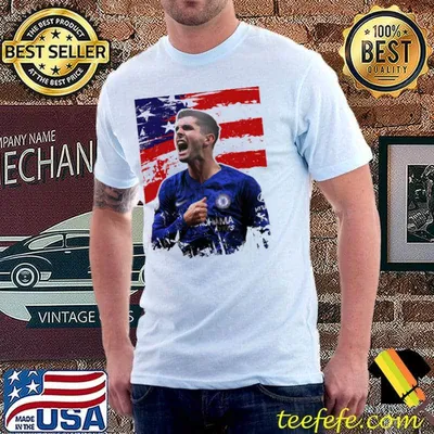 American flag art christian pulisic trending shirt
