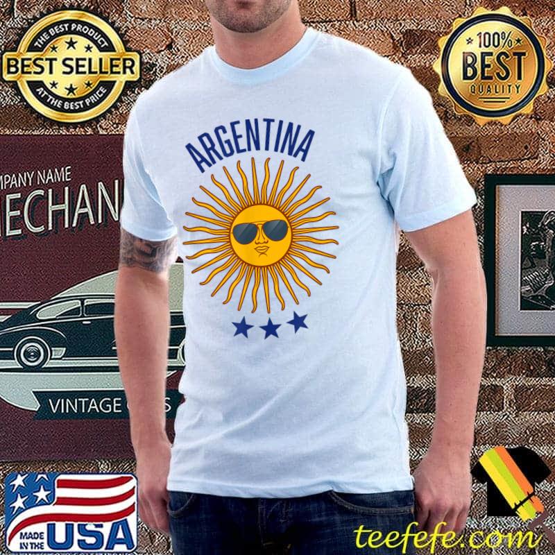 Argentina Tres Estrellas 3 Estrellas Campeon Legend Symbol T-Shirt