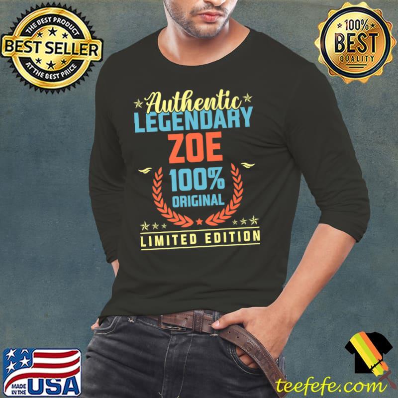 Authentic Legendary Zoe 100 Percent Original Limited Edition Retro Stars T-Shirt