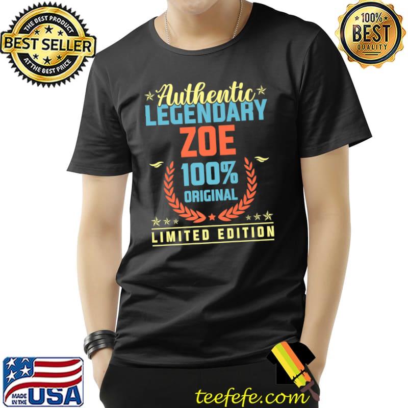 Authentic Legendary Zoe 100 Percent Original Limited Edition Retro Stars T-Shirt Unisex Authentic Legendary Zoe 100 Percent Original Limited Edition Retro Stars T-Shirt Unisex