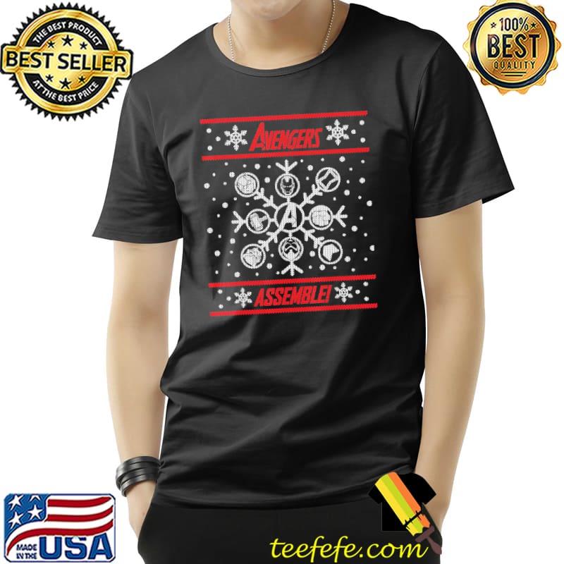 Avengers assemble holiday ugly christmas classic shirt