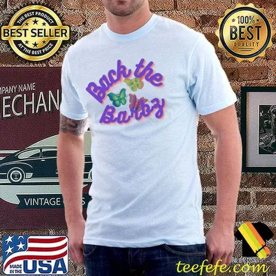 Back the barbz nickI minaj with butterflies design shirt