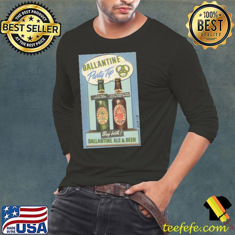 Ballantine ale and beer classic s Long Sleeve Tee Ballantine ale and beer classic s Long Sleeve Tee