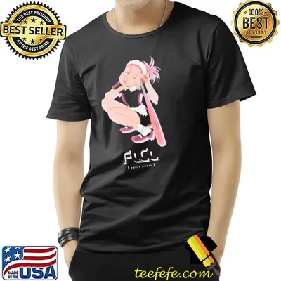 Baseball girl haruhara haruko flcl fooly cooly shirt