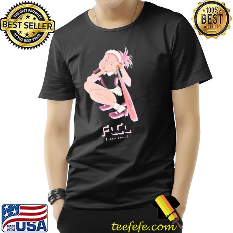Baseball girl haruhara haruko flcl fooly cooly shirt Baseball girl haruhara haruko flcl fooly cooly shirt