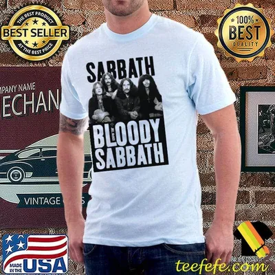 Bloody sabbath black sabbath black art classic shirt