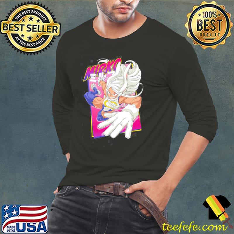 Boku my hero academia mirko school hero vintage graphic s Long Sleeve Tee Boku my hero academia mirko school hero vintage graphic s Long Sleeve Tee