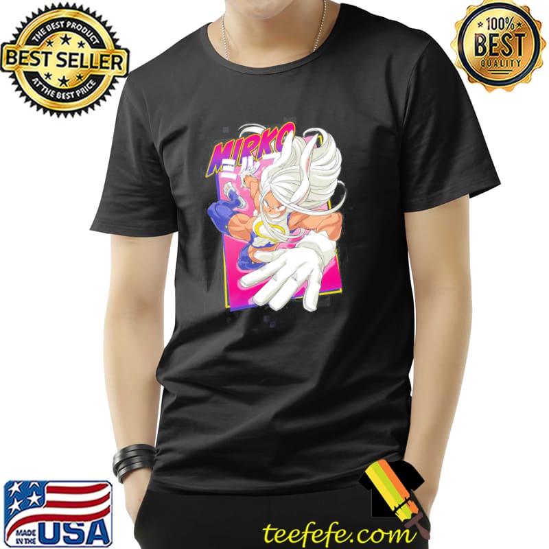 Boku my hero academia mirko school hero vintage graphic shirt
