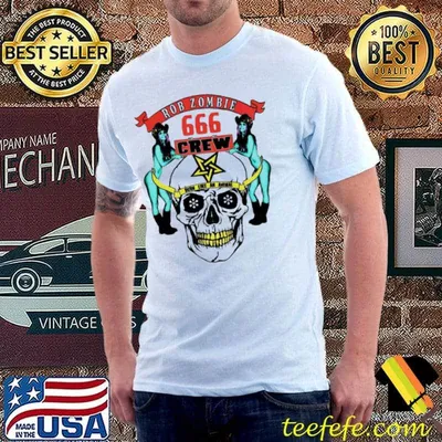 Burn like an animal rob zombie 666 crew shirt
