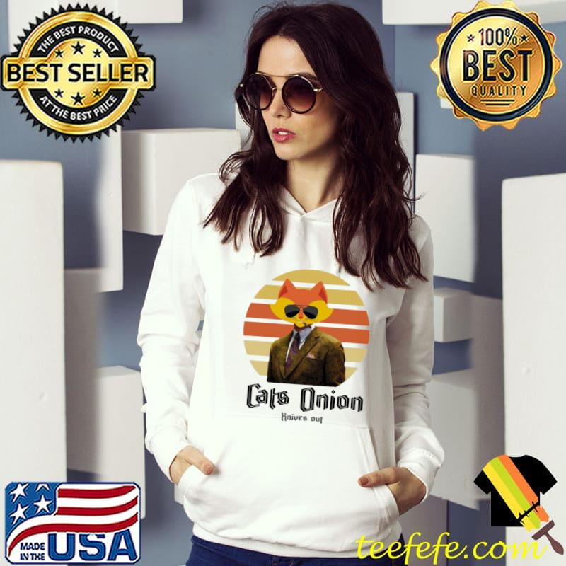 Cats onion knives out glass onion s Hoodie Cats onion knives out glass onion s Hoodie