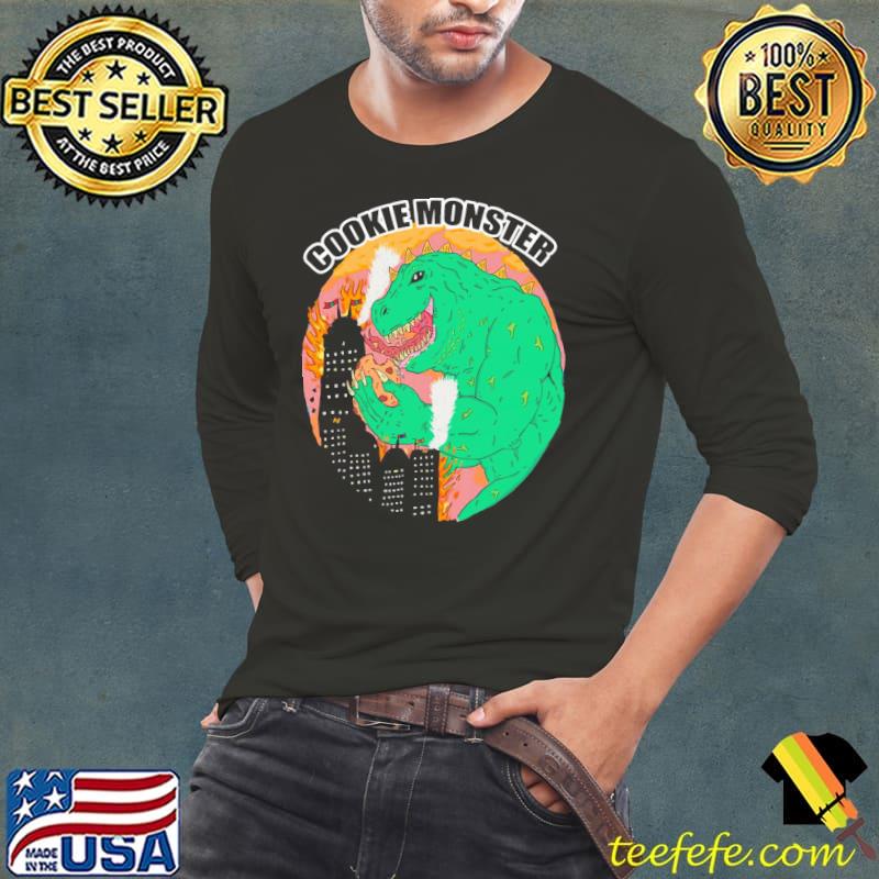 City destroy cookie monster monsters vs aliens classic s Long Sleeve Tee City destroy cookie monster monsters vs aliens classic s Long Sleeve Tee